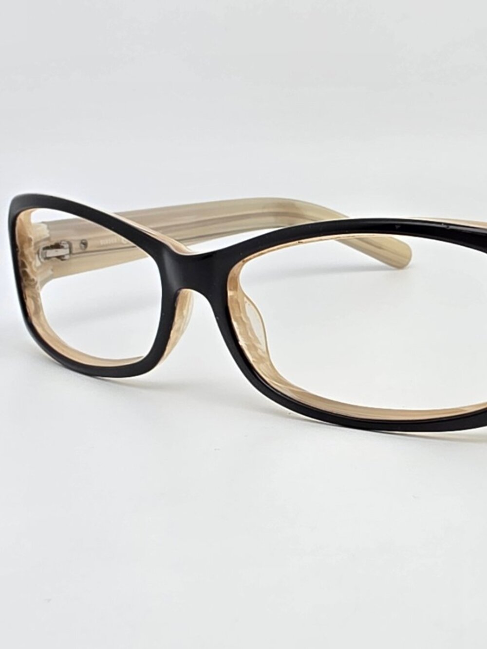 Versus Mod. 6032 278/8G Gloss Black on Ivory Sunglasses Frame 55-16-130
